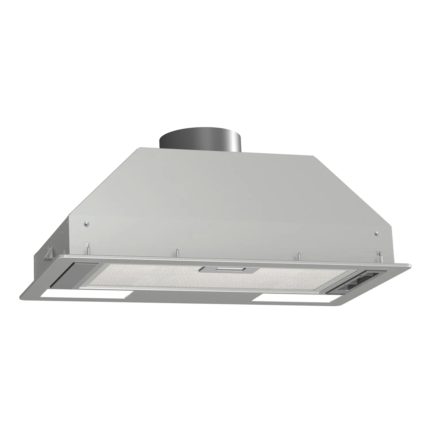 Potpuno ugradbena kuhinjska napa sa aluminijumskim filterom za masnoću.