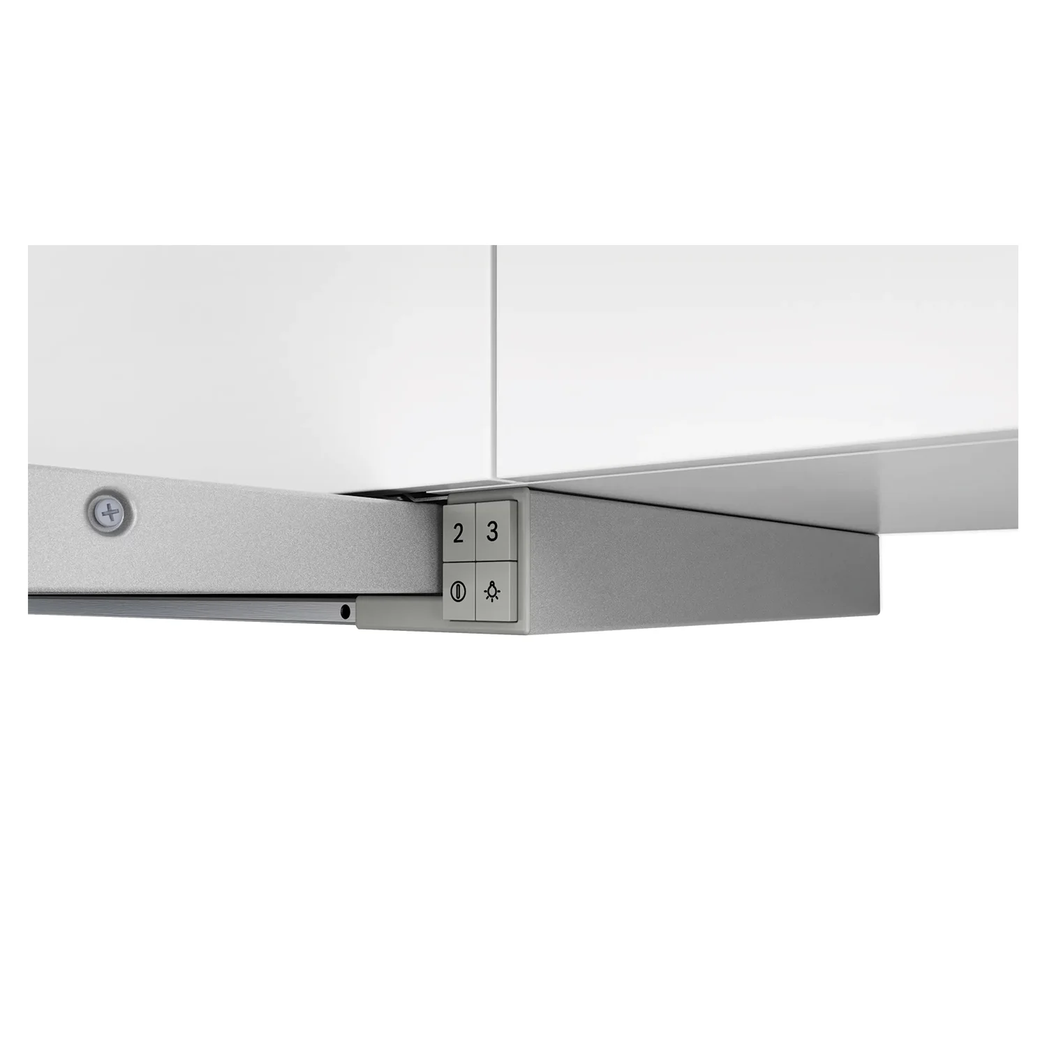 Ugradbena teleskopska kuhinjska napa sa mogućnošću odvoda pare ili rada sa filterom.