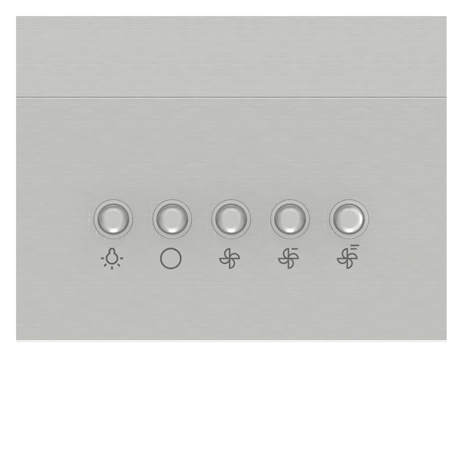 Kontrolni panel ugradbene podelementne kuhinjske nape Gorenje, siva