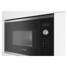 Ugradbena mikrotalasna pećnica Bosch, crna