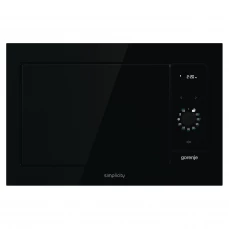 Ugradbena mikrovalna pećnica Gorenje, crna.