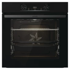 Prednja strana ugradbene rerne Gorenje, crna