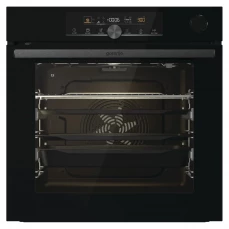 Ugradbena ventilatorska pećnica sa dvije posude za pečenje.