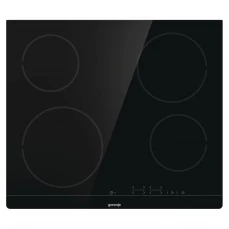 Ugradbena staklokeramička ploča bez okvira sa komandama na dodir.