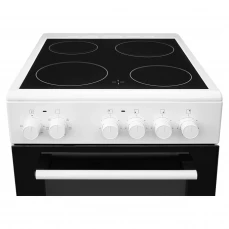 Električni štednjak sa kvalitetno emajliranom rernom.