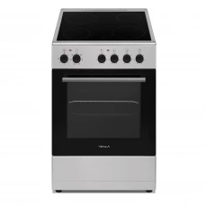 Prednja strana električnog šporeta Tesla, sivi