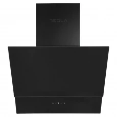 Prednja strana kuhinjske nape Tesla, crna