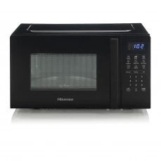 Samostojeća mikrovalna pećnica Hisense, crna.