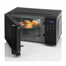 Samostojeća mikrovalna pećnica Hisense, crna.