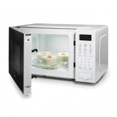 Samostojeća mikrovalna pećnica Hisense, bijela.