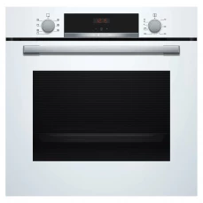 Prednja strana ugradbene rerne Bosch, bijela