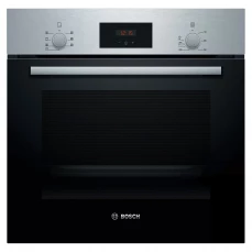 Ugradbena ventilatorska pećnica sa potapajućim dugmadima.