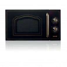 Samostojeća mikrovalna pećnica Gorenje, crna