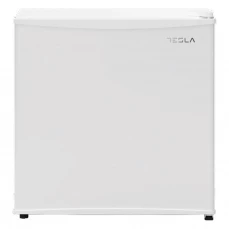 Prednja strana samostojećeg frižidera Tesla, bijeli