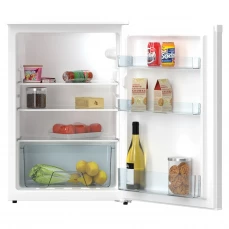 Unutrašnjost samostojećeg frižidera Tesla, bijeli