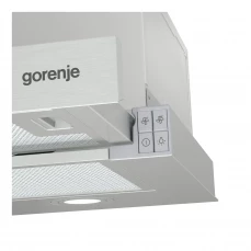 Ugradbena teleskopska napa sa perivim aluminijumskim filterom za masnoću.