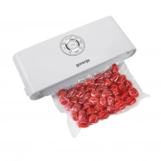 Vakumirano voće i vakumski varilac folije Gorenje, bijeli