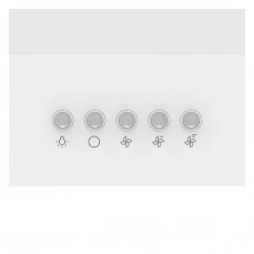 Kontrolni panel ugradbene podelementne kuhinjske nape Gorenje, bijela