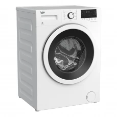 Bočna i prednja strana veš mašine Beko, bijela