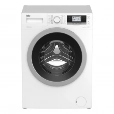 Prednja strana veš mašine Beko, bijela